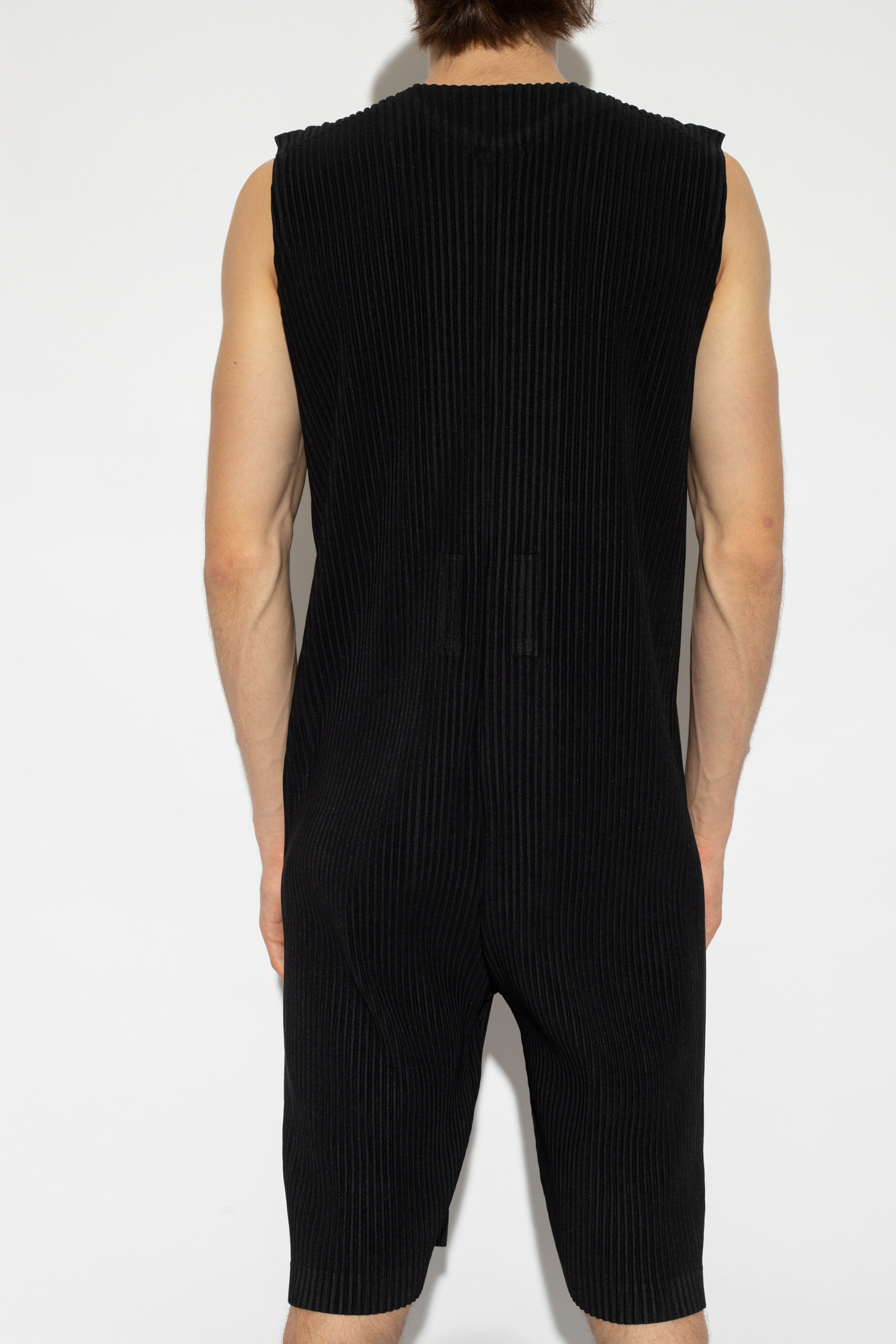 Black Pleated jumpsuit Issey Miyake Homme Plisse